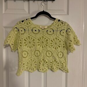 Small Green Knitted Top
